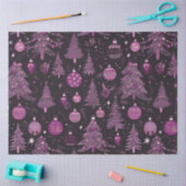 Kerstbomen en Ornamenten Kerst Tissuepapier (Craft)