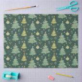 Kerstbomen en Ornamenten Tissuepapier (Craft)