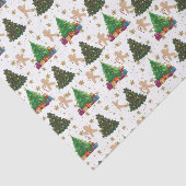 Kerstbomen en peperkoek tissuepapier (Detail)