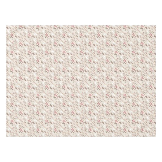 kerstbomen en rendieren tafelkleed (Voorkant (Horizontaal))