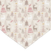 kerstbomen en rendieren tafelkleed (Gekanteld)