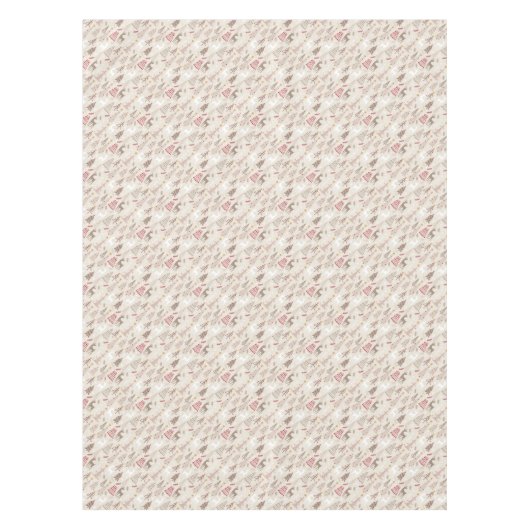 kerstbomen en rendieren tafelkleed (Voorkant)