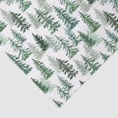 Kerstbomen en sneeuw in het bos tissuepapier (Detail)