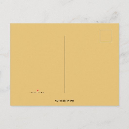 Kerstbomen en Sneeuw Kerstfeest bewerkbaar Uitnodiging Briefkaart (Achterkant)