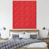 Kerstbomen en Sneeuwvlokken Canvasprint Canvas Afdruk (Insitu (Slaapkamer))