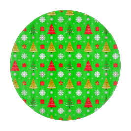 Kerstbomen en Sneeuwvlokken Snijplank