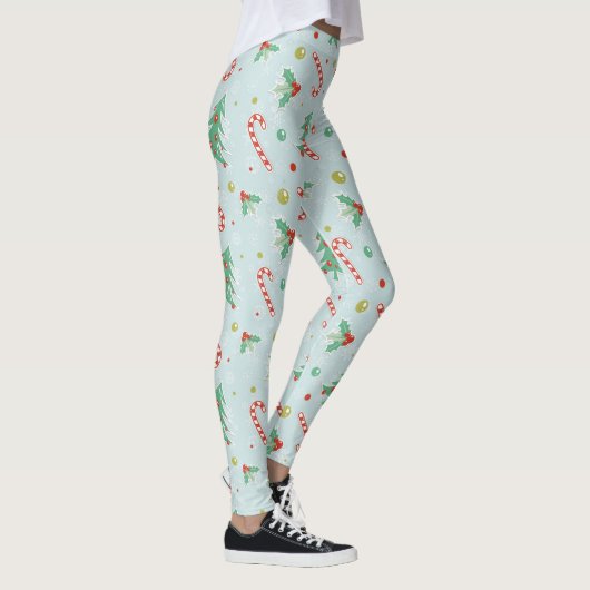 kerstbomen en snoepsuikerriet leggings (Rechts)