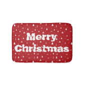 kerstbomen en snowflakes Bath Mat (Voorkant)