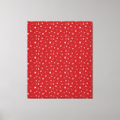 kerstbomen en snowflakes canvas afdruk (Voorkant)