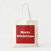 kerstbomen en Snowflakes Canvas tas (Voorkant)
