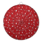 Kerstbomen en Snowflakes Dart Board Dartbord (Voorkant)
