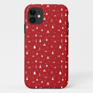 Kerstbomen en Snowflakes iPhone 11 Hoesje