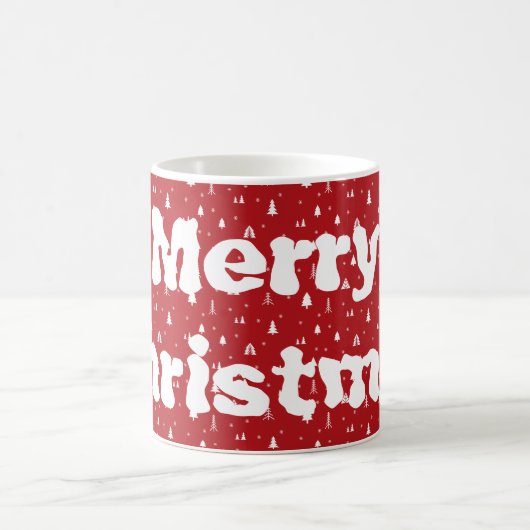 kerstbomen en Snowflakes Koffiekoffie-Mok Koffiemok (Center)