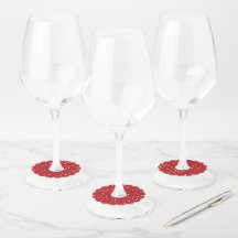 kerstbomen en Snowflakes Labels van glas