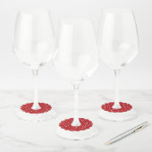kerstbomen en Snowflakes Labels van glas (Set)