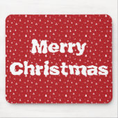 Kerstbomen en Snowflakes Mousepad Muismat (Voorkant)