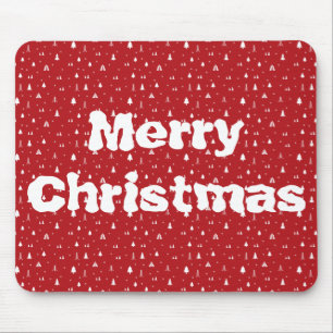 Kerstbomen en Snowflakes Mousepad Muismat