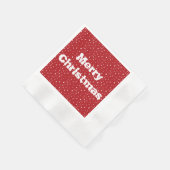 kerstbomen en snowflakes papier luiers servet (Hoek)