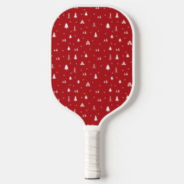 Kerstbomen en Snowflakes Pickleball Paddle