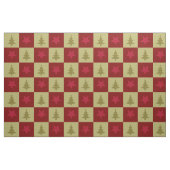 Kerstbomen en sterpatroon Stof (Fat Quarter)