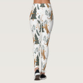 kerstbomen en tijgers leggings (Achterkant)
