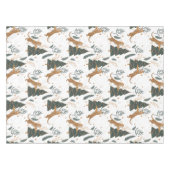 Kerstbomen en tijgers patroon 2 tafelkleed (Voorkant (Horizontaal))