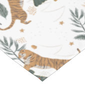 Kerstbomen en tijgers patroon 2 tafelkleed (Gekanteld)