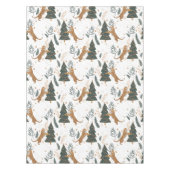 Kerstbomen en tijgers patroon 2 tafelkleed (Voorkant)