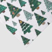 Kerstbomen en versieringen Witte Kerst Tissuepapier (Detail)