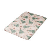 Kerstbomen en Vredestekenen Patroon Badmat (Gekanteld)