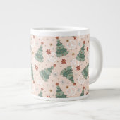 Kerstbomen en Vredestekenen Patroon Grote Koffiekop (Voorkant rechts)