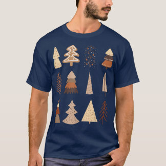 Kerstbomen feestdag feestdagen kerstfeestdagen t-shirt