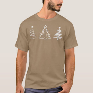 Kerstbomen feestdag winter102 t-shirt