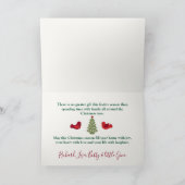 kerstbomen feestdagen kaart (Binnen)