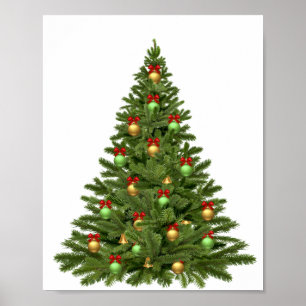 Kerstbomen, Feestdagen kerstkerstkerstkerstmis Poster