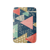 Kerstbomen feestelijke naadloze illustratie. badmat (Voorkant Verticaal)