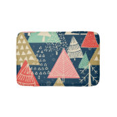 Kerstbomen feestelijke naadloze illustratie. badmat (Voorkant)