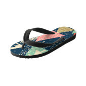 Kerstbomen feestelijke naadloze illustratie. kinder teenslippers (Schuin)