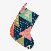 Kerstbomen feestelijke naadloze illustratie. kleine kerstsok (Voorkant (Hangend))