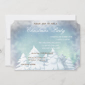 kerstbomen, feestfeest voor bedrijven kaart (Voorkant)