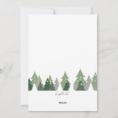 Kerstbomen Fotofeestkaart Feestdagenkaart (Achterkant)