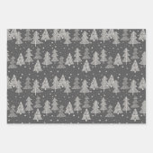 Kerstbomen Galore Bundel: Evergreen Inpakpapier Vel (Voorkant 3)