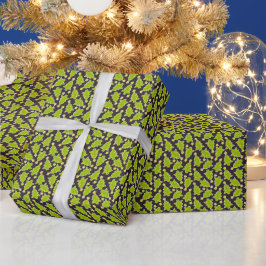 kerstbomen Galore Pattern Wrapping Pape Cadeaupapier