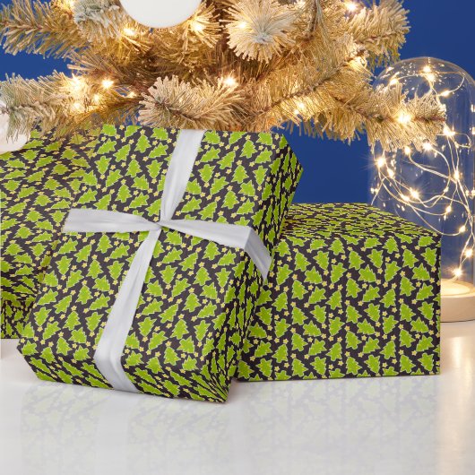 kerstbomen Galore Pattern Wrapping Pape Cadeaupapier (Feestdagen)