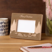 Kerstbomen gegraveerd Lijst (Links)