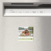 kerstbomen, gepersonaliseerde fotomagneet magneet (Insitu (Vaatwasser))