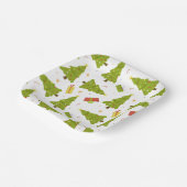 kerstbomen Gifts Modern Whimsical Winter Papieren Bordje (Gebogen)