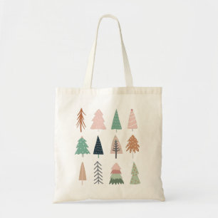 kerstbomen Girly Collage Tote Bag