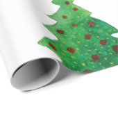 Kerstbomen Glanzend Inpakpapier, 30 in x 6 f Cadeaupapier (Rol Hoek)