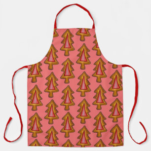Kerstbomen Glas in lood Holiday Cookie Baking Schort